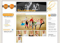 Website Tanzakademie Minkov